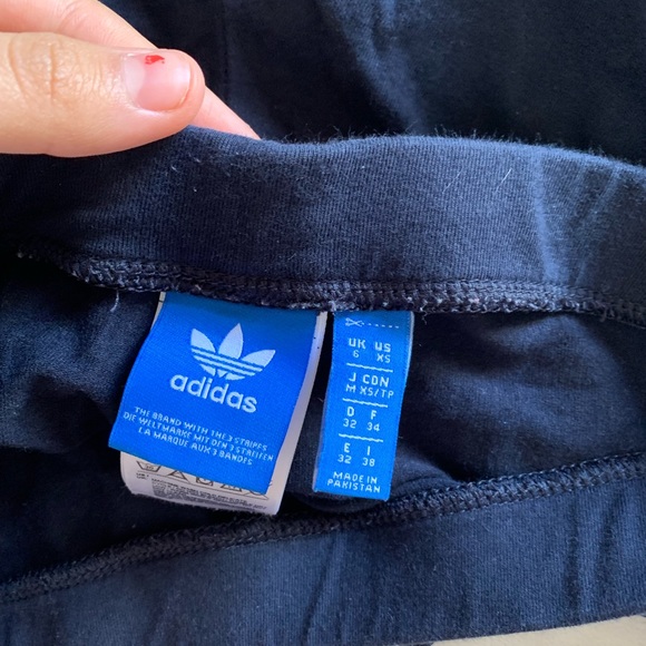 Navy adidas leggings - Picture 4 of 4